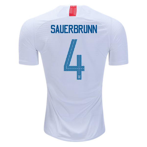Home Becky Sauerbrunn 18/19 USA Replica Men's Stadium Jersey