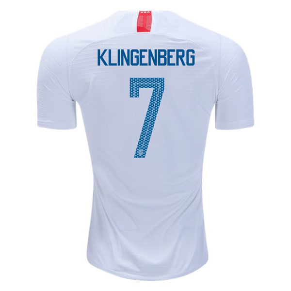 Home Meghan Klingenberg 18/19 USA Replica Men's Stadium Jersey