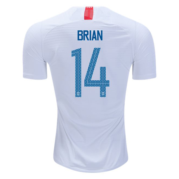 Home Morgan Brian 2018/19 USA Replica Men's Stadium Jersey