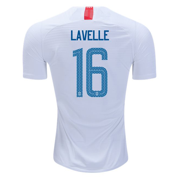 Home Rose Lavelle 2018 USA Replica Men's Stadium Jersey