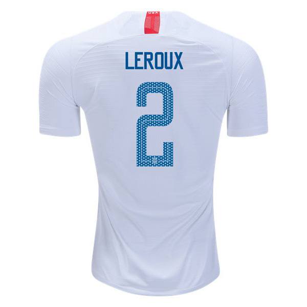 Home Sydney Leroux 18/19 USA Replica Men's Stadium Jersey