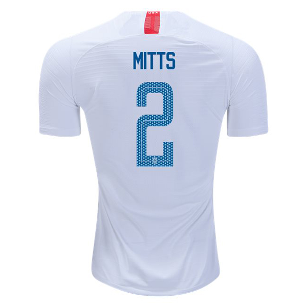 Home Heather Mitts 2018/2019 USA Replica Men's Stadium Jersey