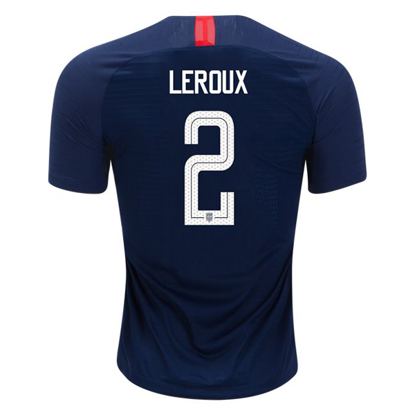 Away Sydney Leroux 2018 USA Replica Men's Stadium Jersey