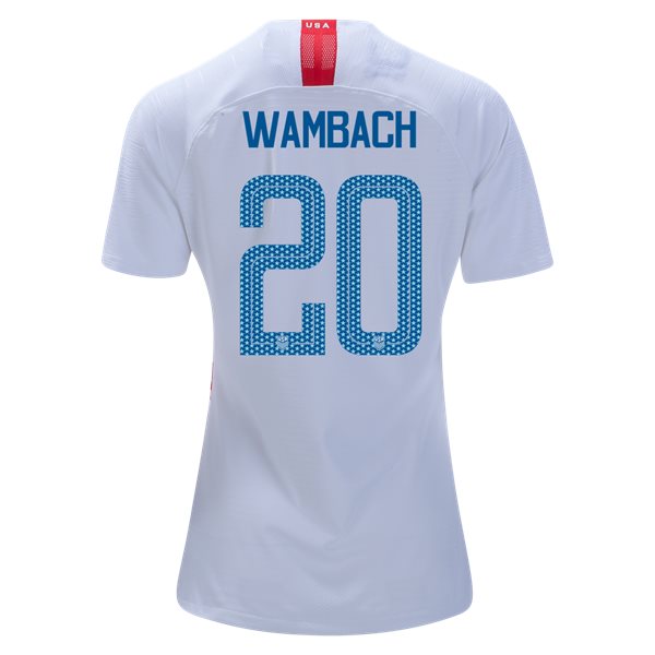 Home Abby Wambach 2018/2019 USA Women's Stadium Jersey 3-Star