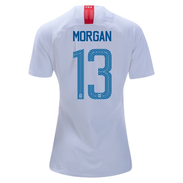 Home Alex Morgan 2018/19 USA Women's Stadium Jersey 3 Star