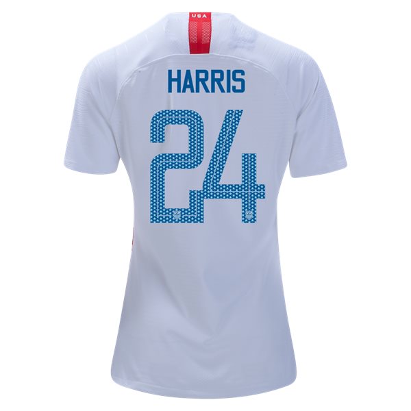 Home Ashlyn Harris 2018/2019 USA Women's Stadium Jersey 3-Star
