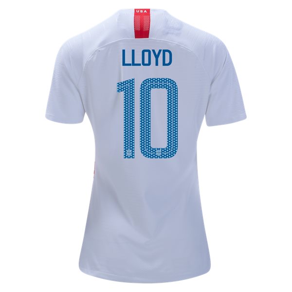 Home Carli Lloyd 18/19 USA Women's Stadium Jersey 3 Star