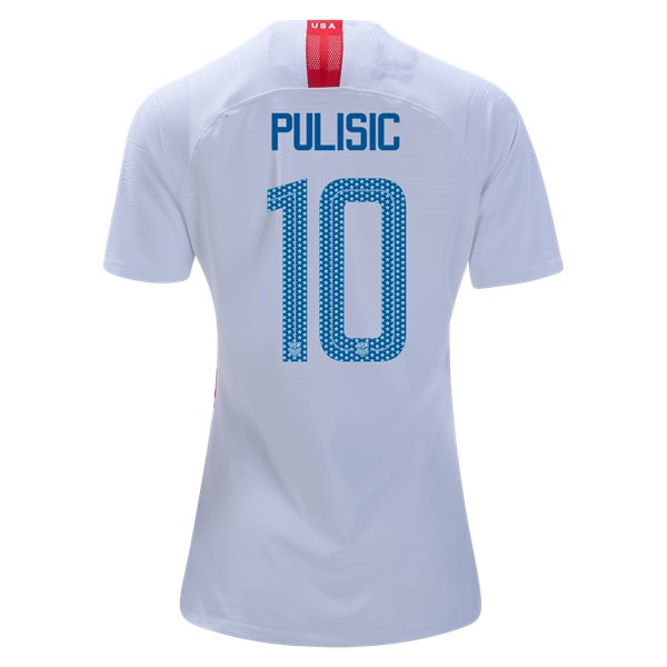 Home Christian Pulisic 2018/19 USA Women's Stadium Jersey 3 Star