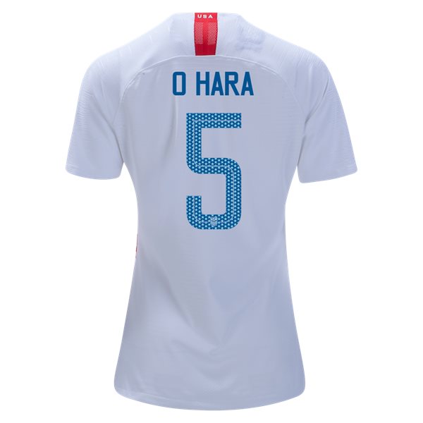 Home Kelley O'Hara 2018/19 USA Women's Stadium Jersey 3 Star