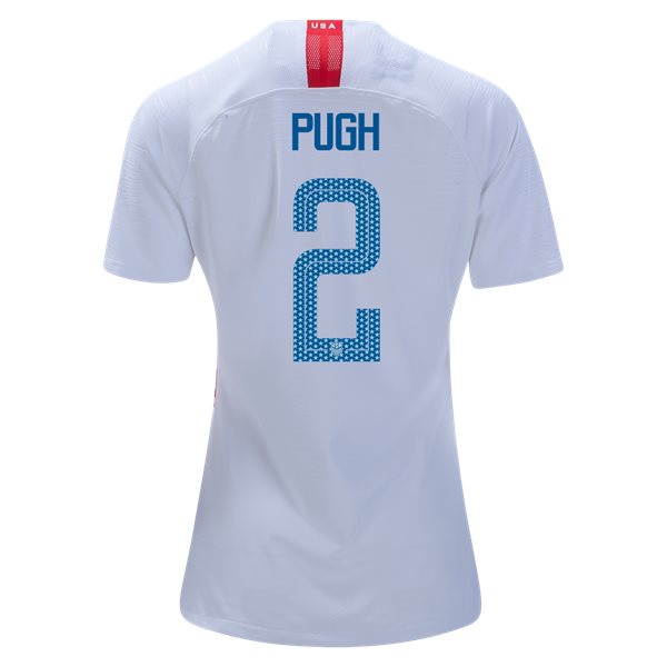 Home Mallory Pugh 18/19 USA Women's Stadium Jersey 3 Star