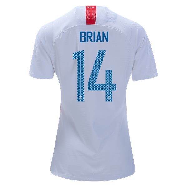 Home Morgan Brian 18/19 USA Women's Stadium Jersey 3 Star