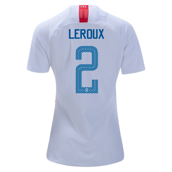 Home Sydney Leroux 2018/19 USA Women's Stadium Jersey 3 Star
