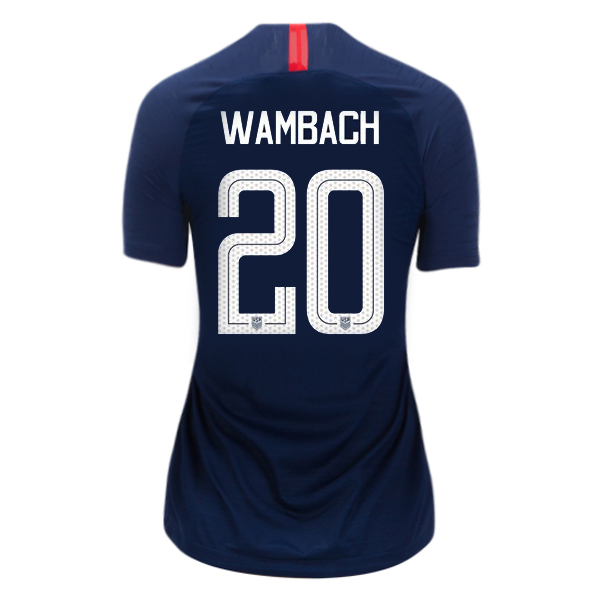 Away Abby Wambach 18/19 USA Women's Stadium Jersey 3 Star