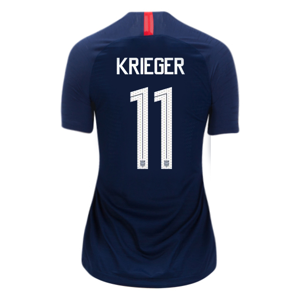 Away Ali Krieger 2018/19 USA Women's Stadium Jersey 3 Star