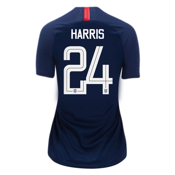Away Ashlyn Harris 18/19 USA Women's Stadium Jersey 3 Star