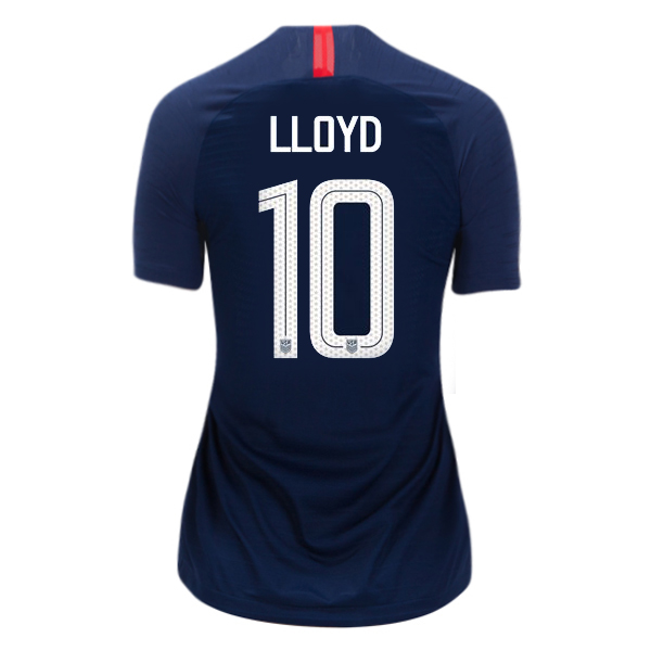 Away Carli Lloyd 2018 USA Women's Stadium Jersey 3-Star