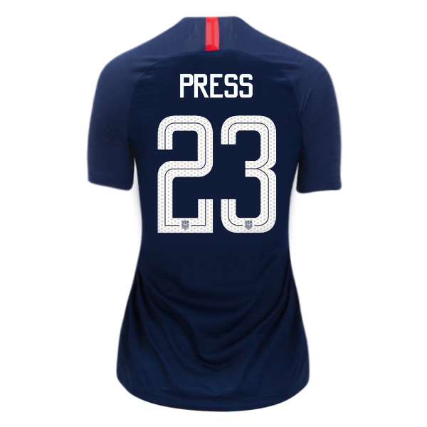 Away Christen Press 18/19 USA Women's Stadium Jersey 3 Star