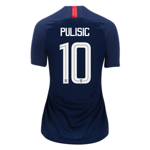Away Christian Pulisic 2018/2019 USA Women's Stadium Jersey 3-Star