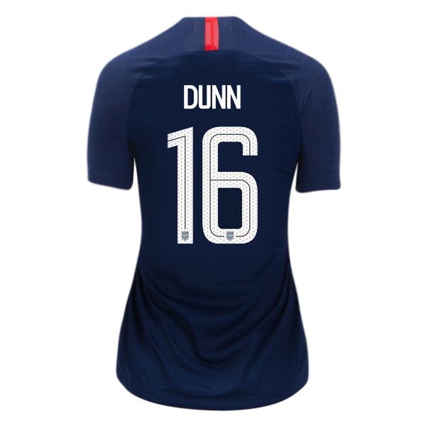 Away Crystal Dunn 18/19 USA Women's Stadium Jersey 3 Star