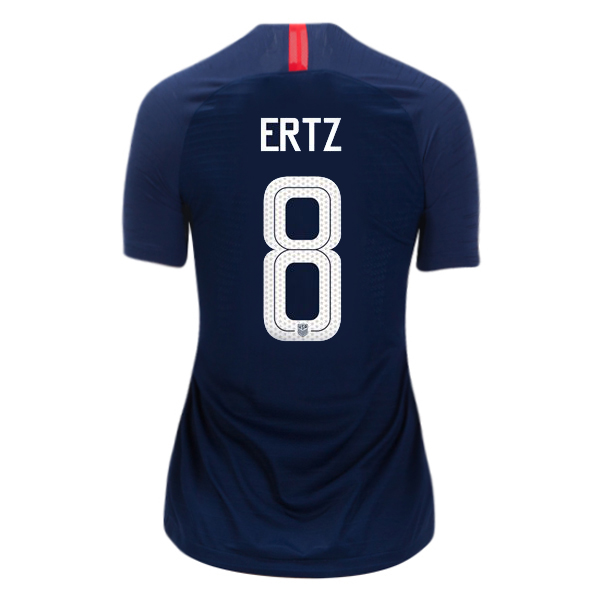Away Julie Ertz 2018 USA Women's Stadium Jersey 3-Star