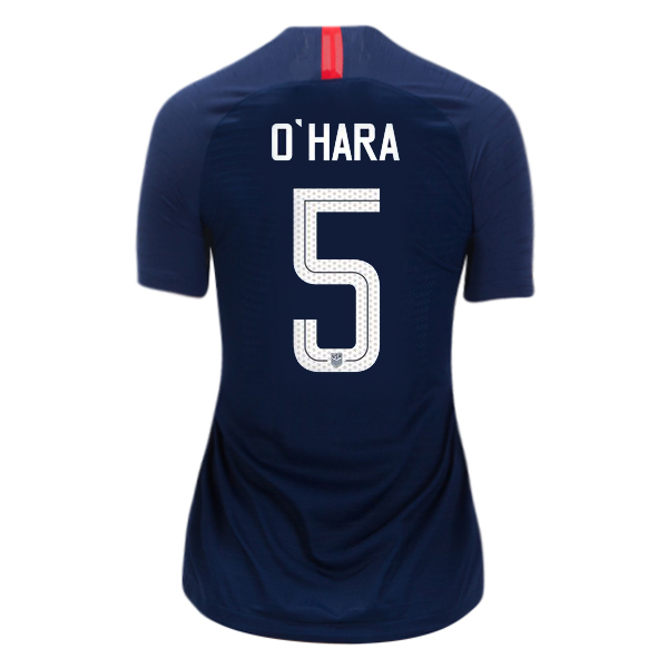 Away Kelley O'Hara 2018/2019 USA Women's Stadium Jersey 3-Star