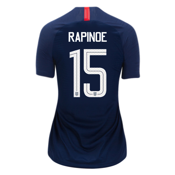 Away Megan Rapinoe 18/19 USA Women's Stadium Jersey 3 Star