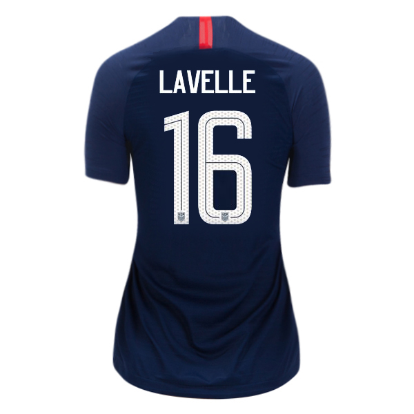 Away Rose Lavelle 18/19 USA Women's Stadium Jersey 3 Star