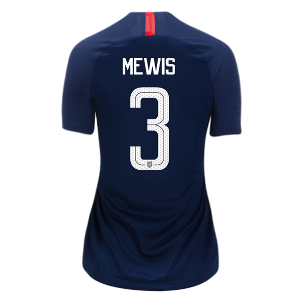 Away Samantha Mewis 2018/2019 USA Women's Stadium Jersey 3-Star