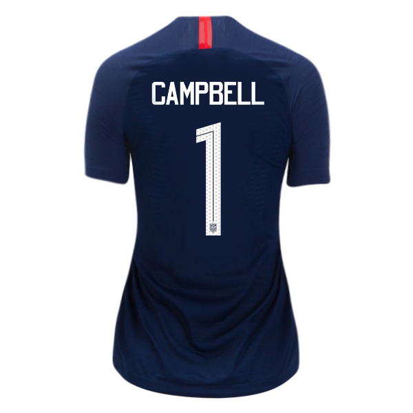 Away Jane Campbell 18/19 USA Women's Stadium Jersey 3 Star
