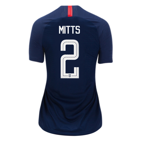 Away Heather Mitts 2018/19 USA Women's Stadium Jersey 3 Star