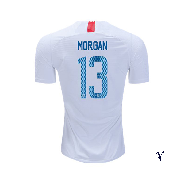 Home Alex Morgan 18/19 USA Youth Stadium Soccer Jersey