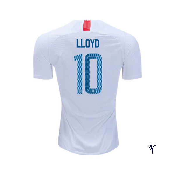 Home Carli Lloyd 2018/19 USA Youth Stadium Soccer Jersey