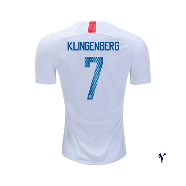Home Meghan Klingenberg 18/19 USA Youth Stadium Soccer Jersey
