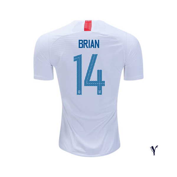 Home Morgan Brian 2018/19 USA Youth Stadium Soccer Jersey