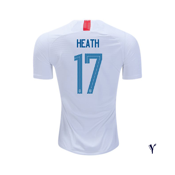 Home Tobin Heath 2018/19 USA Youth Stadium Soccer Jersey