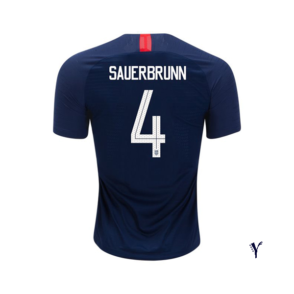 Away Becky Sauerbrunn 2018 USA Youth Stadium Soccer Jersey