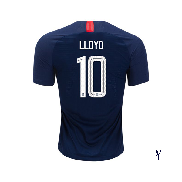 Away Carli Lloyd 2018/2019 USA Youth Stadium Soccer Jersey