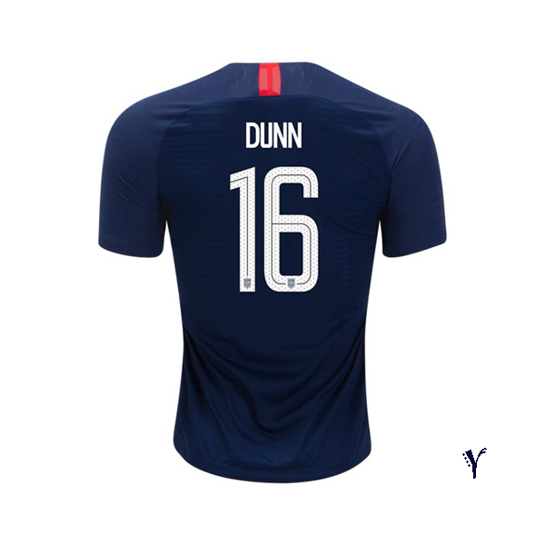 Away Crystal Dunn 2018/19 USA Youth Stadium Soccer Jersey