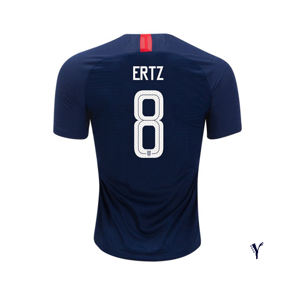 Away Julie Ertz 2018/2019 USA Youth Stadium Soccer Jersey