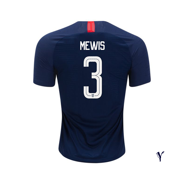 Away Samantha Mewis 2018 USA Youth Stadium Soccer Jersey