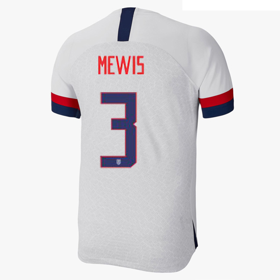 USA Home Samantha Mewis 19/20 Men's Stadium Soccer Jersey