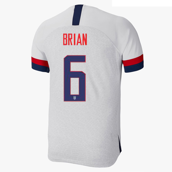 USA Home Morgan Brian 2019 Men's Stadium Soccer Jersey
