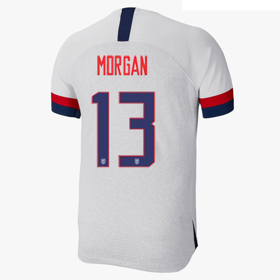 USA Home Alex Morgan 2019/20 Men's Stadium Soccer Jersey