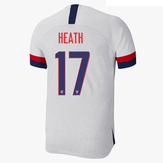 USA Home Tobin Heath 2019/2020 Men's Stadium Soccer Jersey