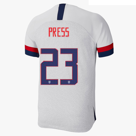 USA Home Christen Press 2019/20 Men's Stadium Soccer Jersey
