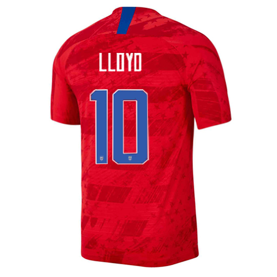 USA Away Carli Lloyd 2019 Men's Stadium Soccer Jersey