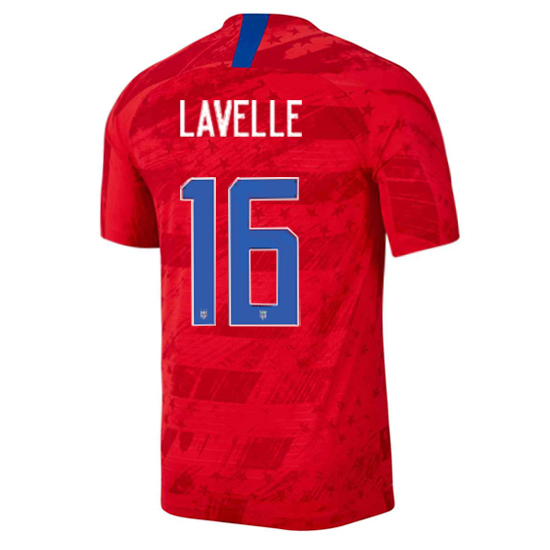 USA Away Rose Lavelle 2019 Men's Stadium Soccer Jersey