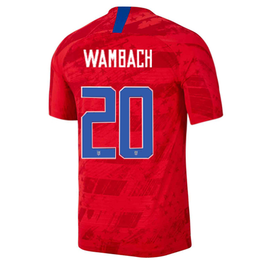 USA Away Abby Wambach 2019/20 Men's Stadium Soccer Jersey