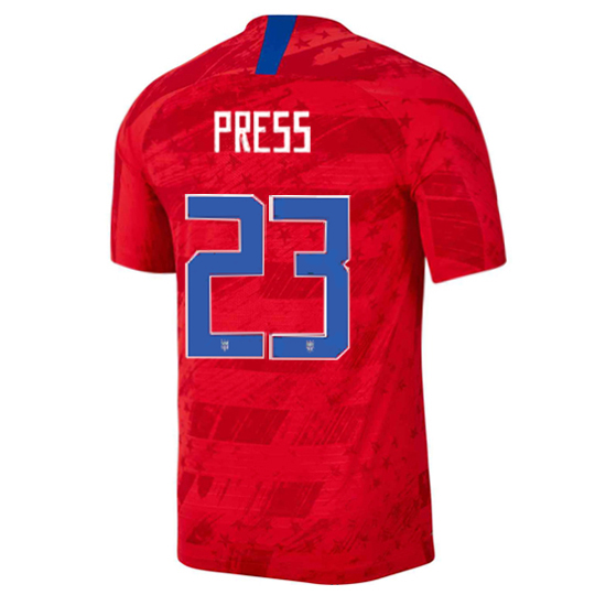 USA Away Christen Press 2019/2020 Men's Stadium Soccer Jersey