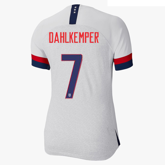 USA Home Abby Dahlkemper 2019/20 Women's Stadium Jersey 4 Star